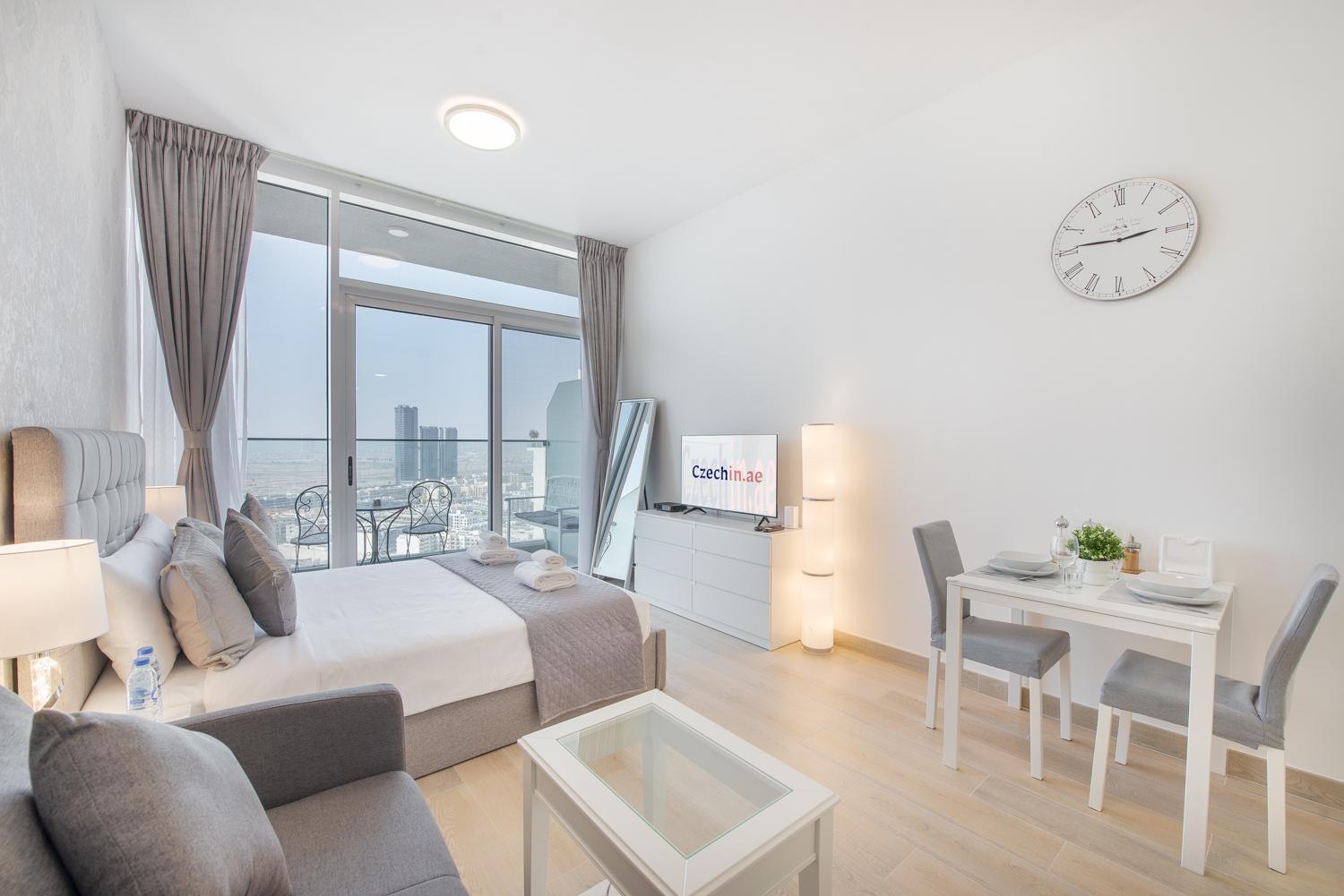 Apartment On 26Th Floor & Beautiful Views Dubai Exterior foto